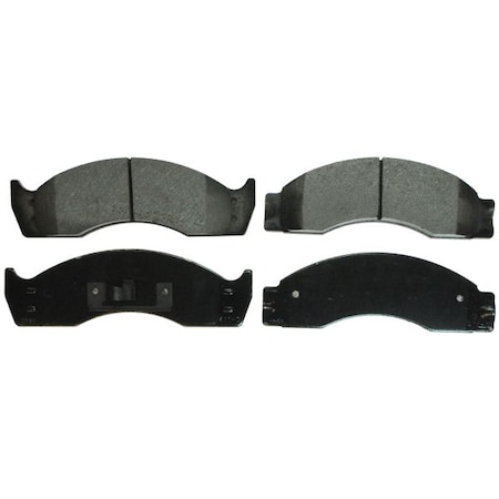 Wagner Brakes Semi-Met Disc Pad Set, Zx411 ZX411